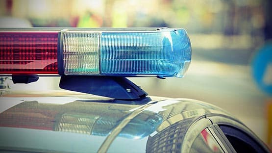 police car arrest lights