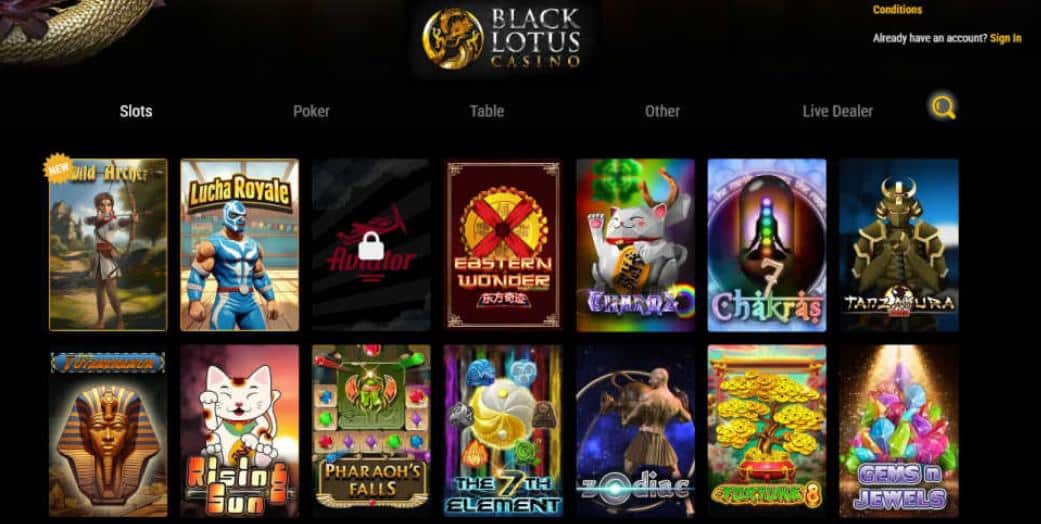 black lotus la casino