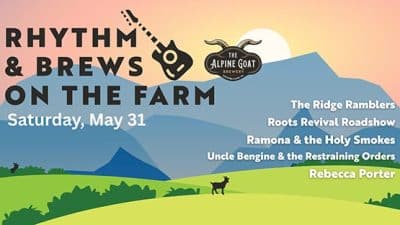 rhythm and brews on the farm may 31 alpine goat